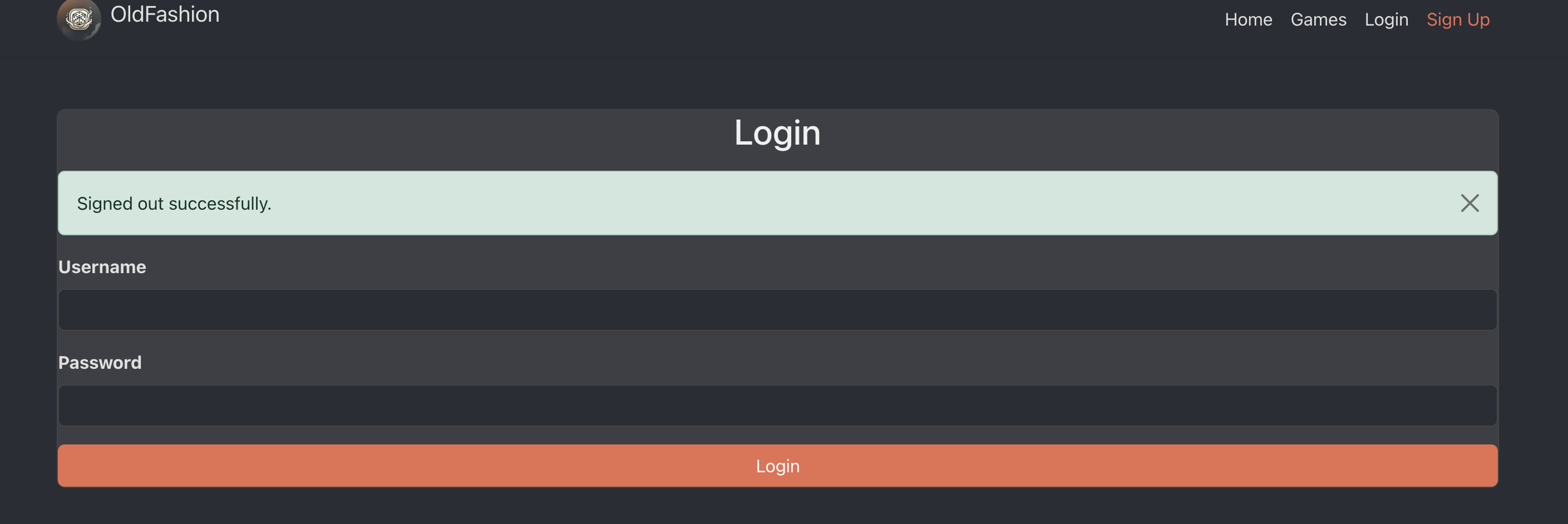 Logout